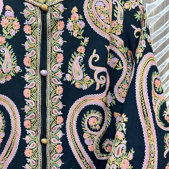 Embroidered Wool Jacket - Picture 3 of 7